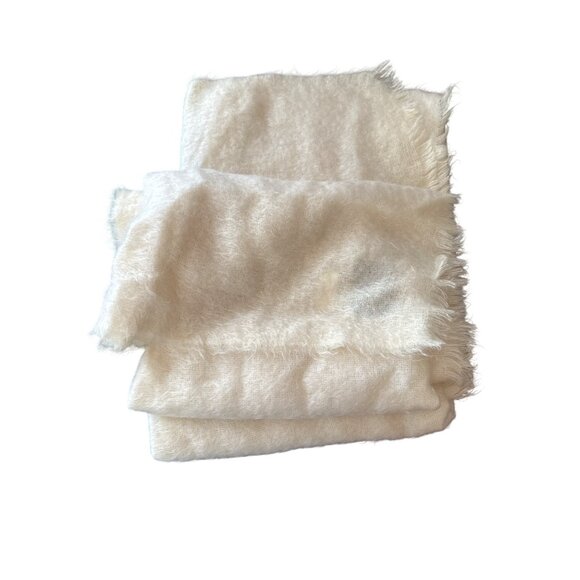 Yves Delorme Paris 100% Mohair Blanket 140 X 170 Cm Made In France - Picture 1 of 4